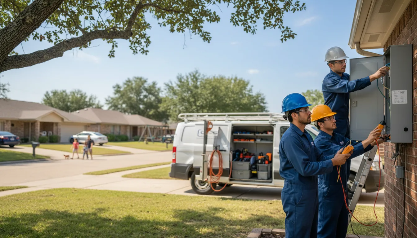 Certified electrician providing emergency electrical services in Crittenden, KY